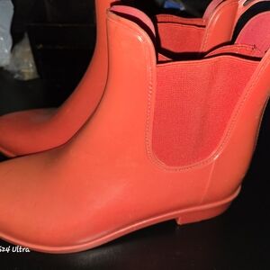 Pink Women's Chelsea Rain Boots - Unbranded